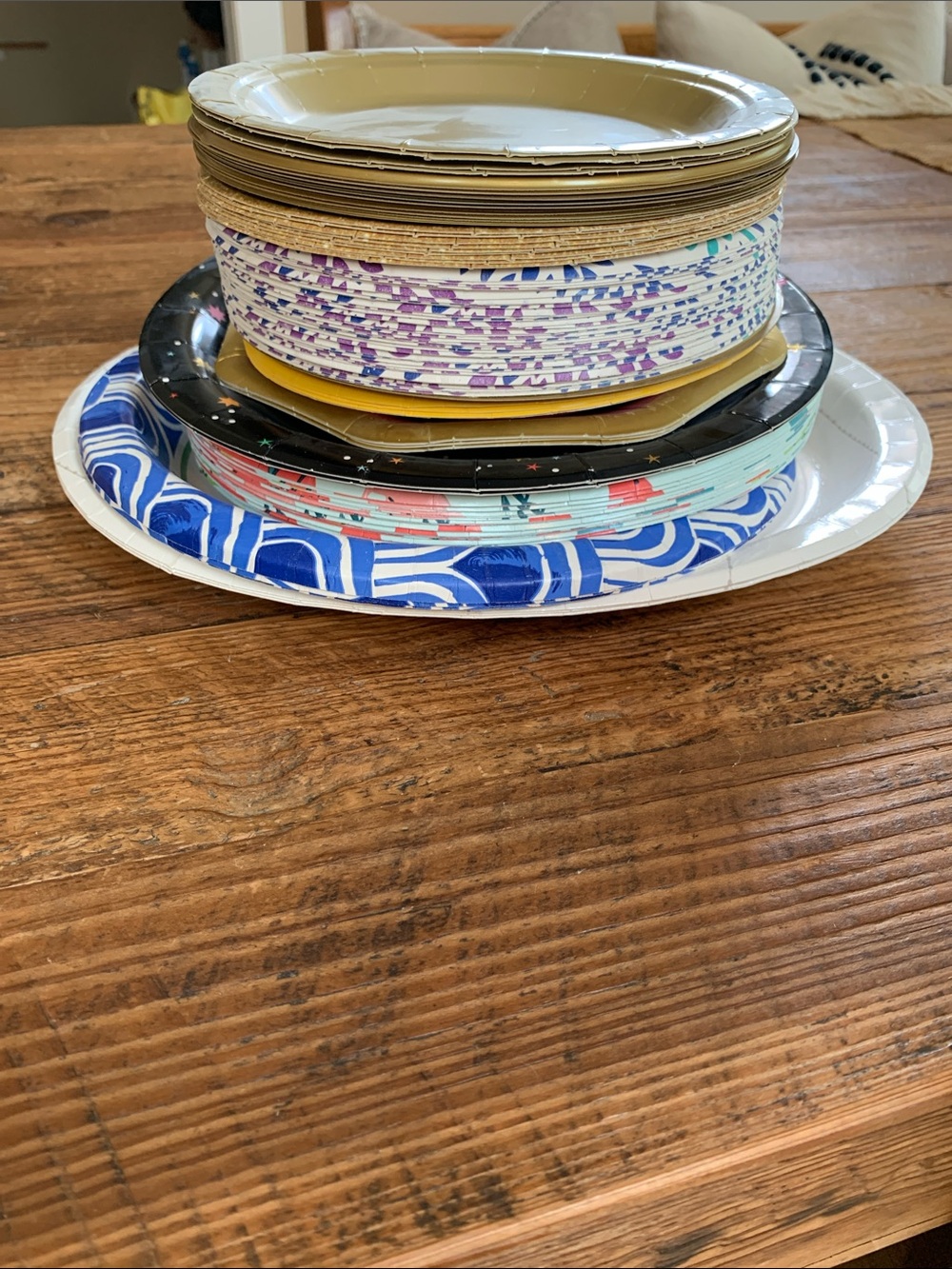 Variety of paper plates- Mixed Patterns